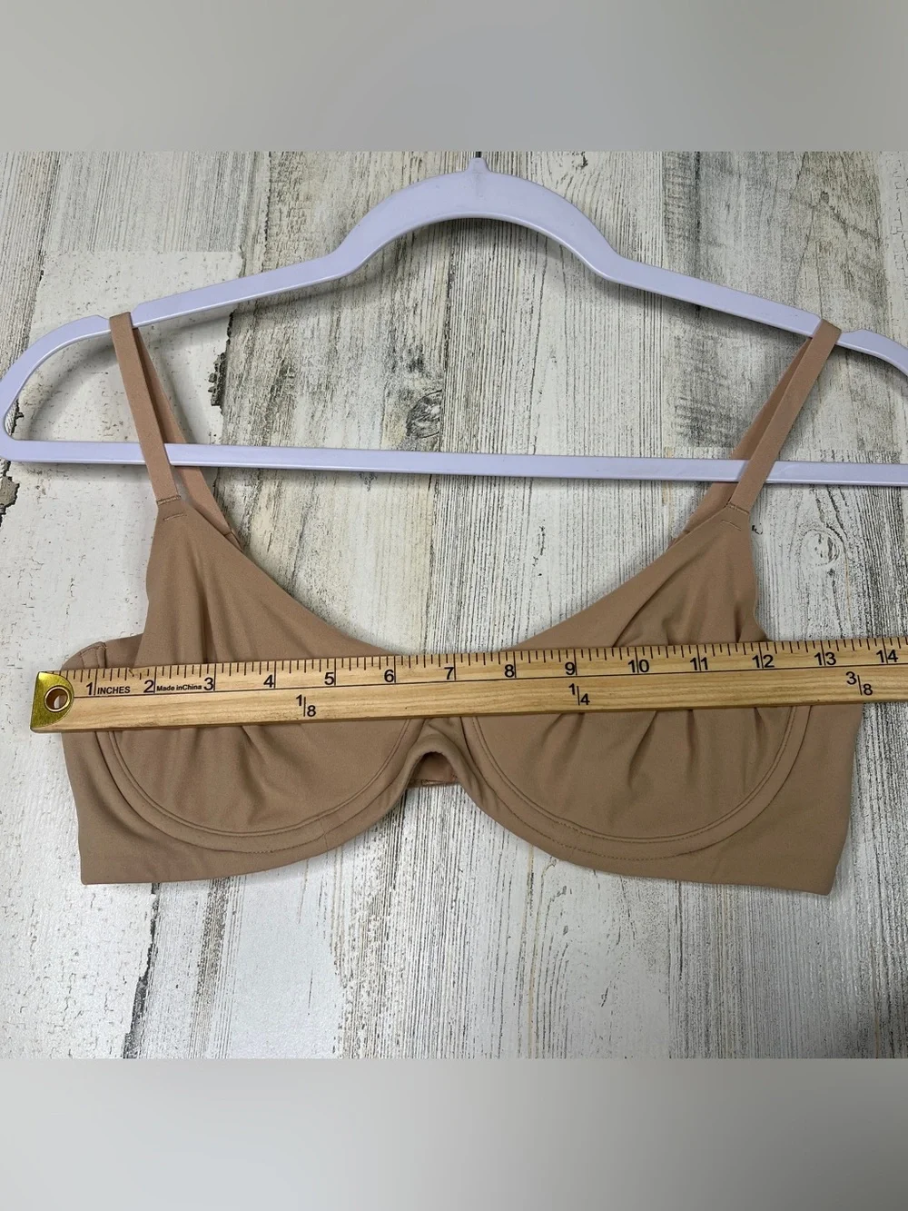 Skims fits everybody unlined demi bra beige 36c - Picture 8 of 8